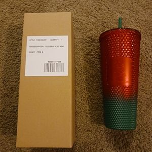 Mickey Mouse Christmas Starbucks® Tumbler with Straw – Walt Disney World